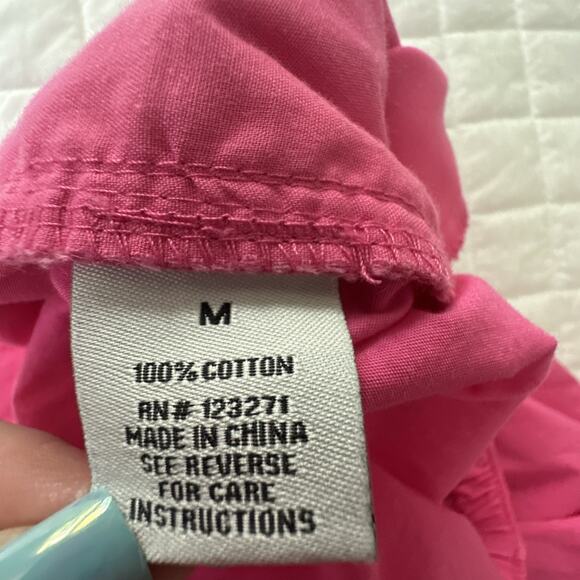 FADED ROSE ESSENTIALS Womens Pants Medium Hot Pink Parachute Casual Streetwear - Picture 8 of 16